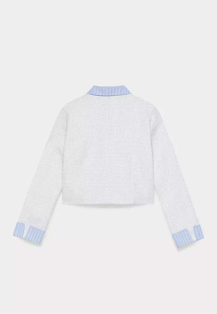 Cropped Tweed Jacket