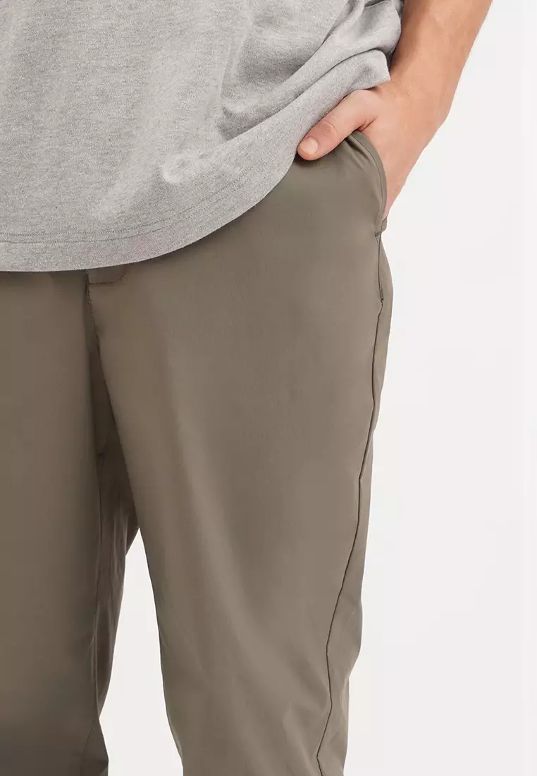 Slim Fit Staple Nylon Pants