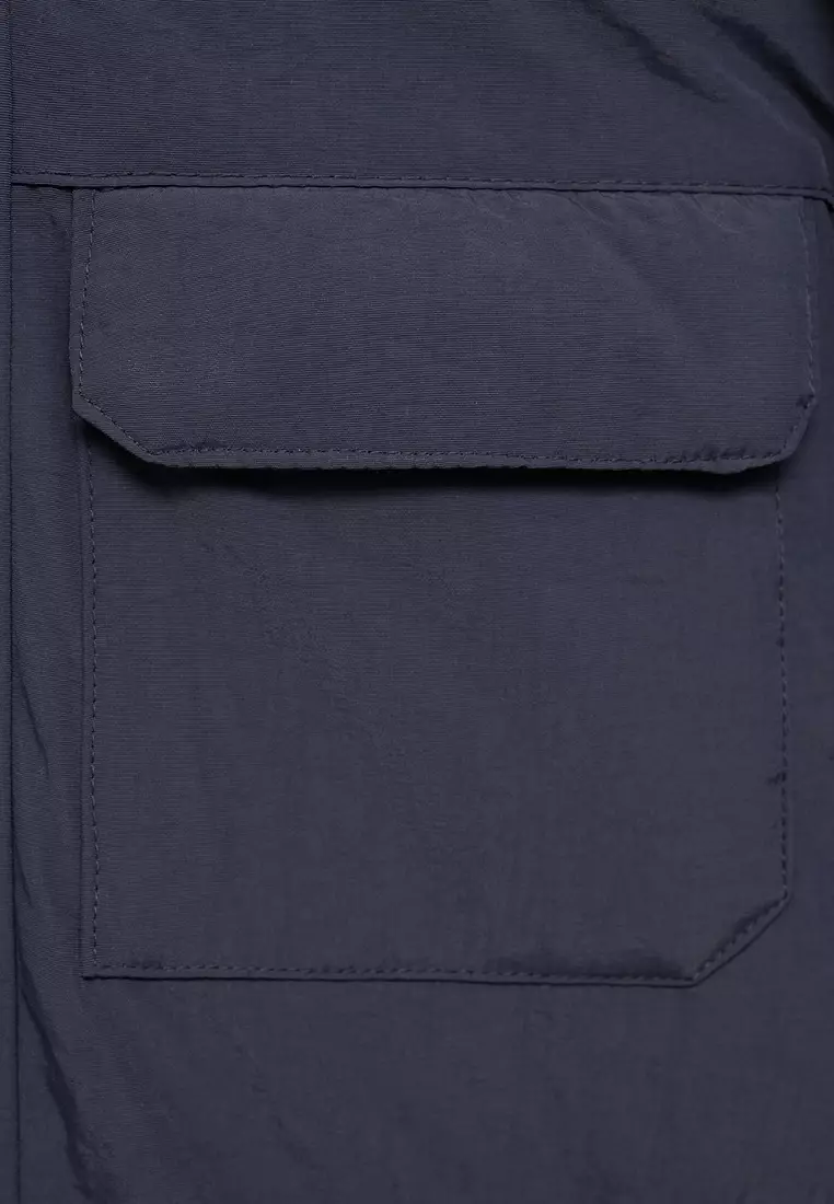 Anorak With Shearling-Effect Hood