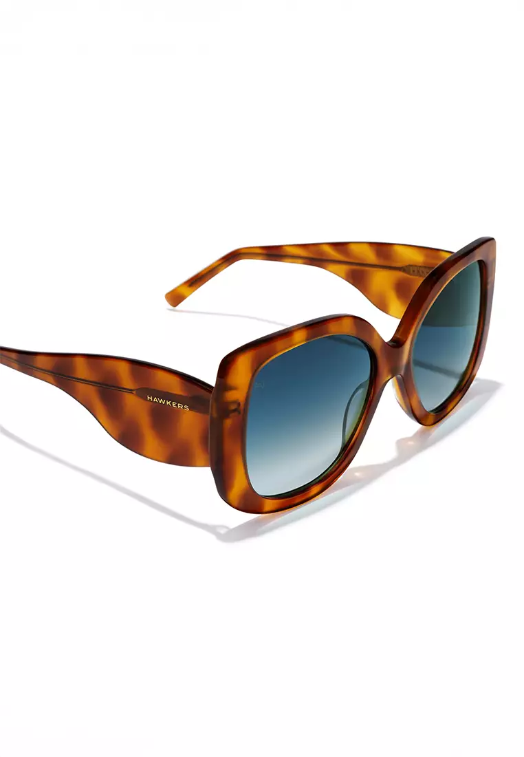 Fervor - Sand Havana Blue Sunglasses for Men and Women, Unisex. Official Product Designed in Spain