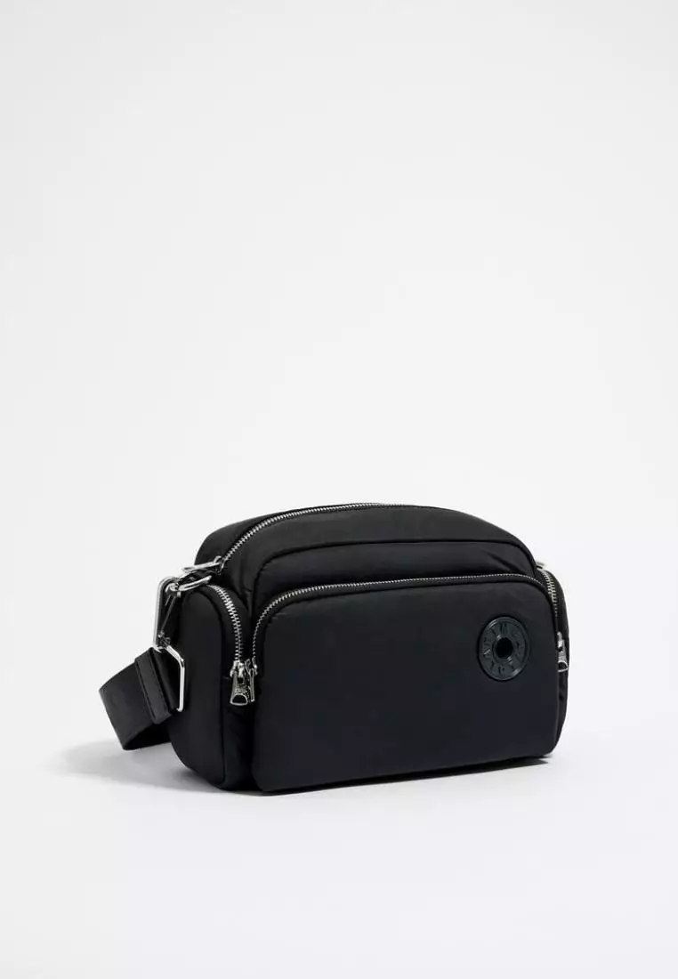 Bimba Y Lola M Anthracite Crossbody Bag