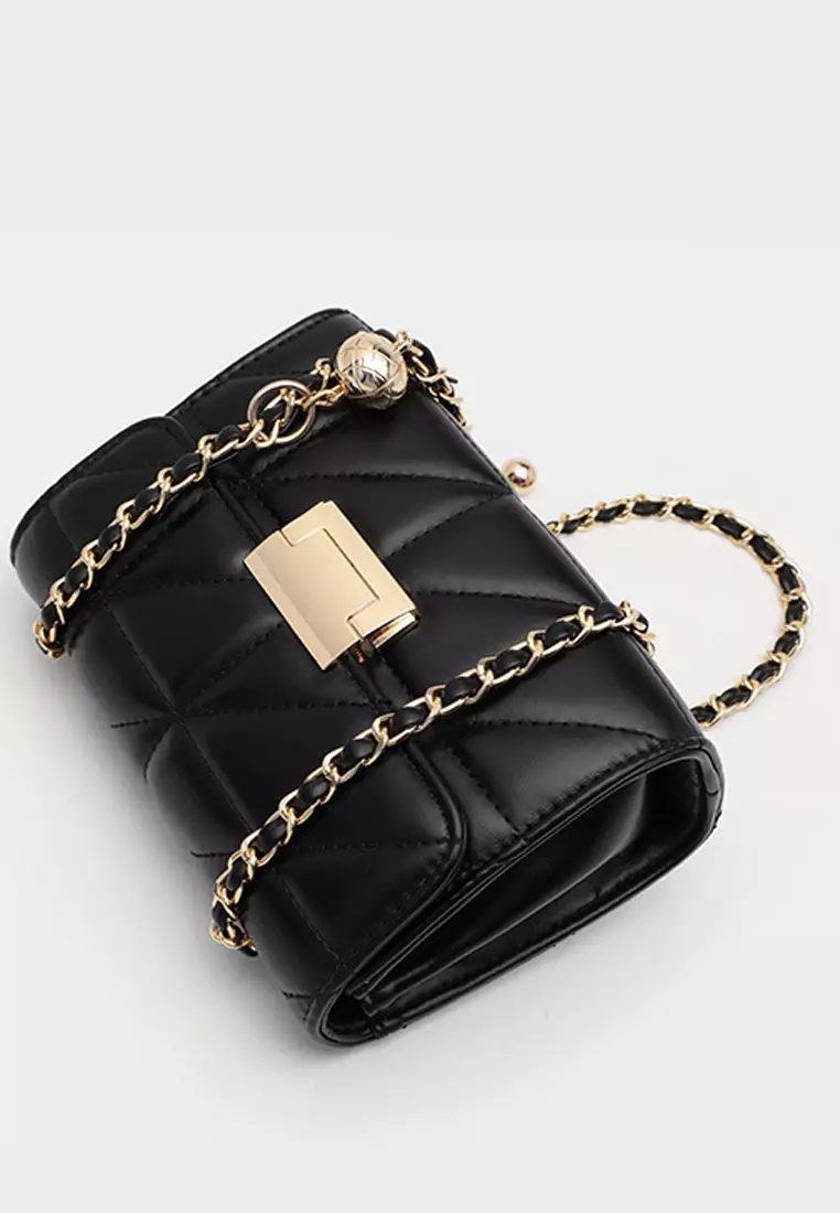 鏈條單肩迷你斜挎小手袋