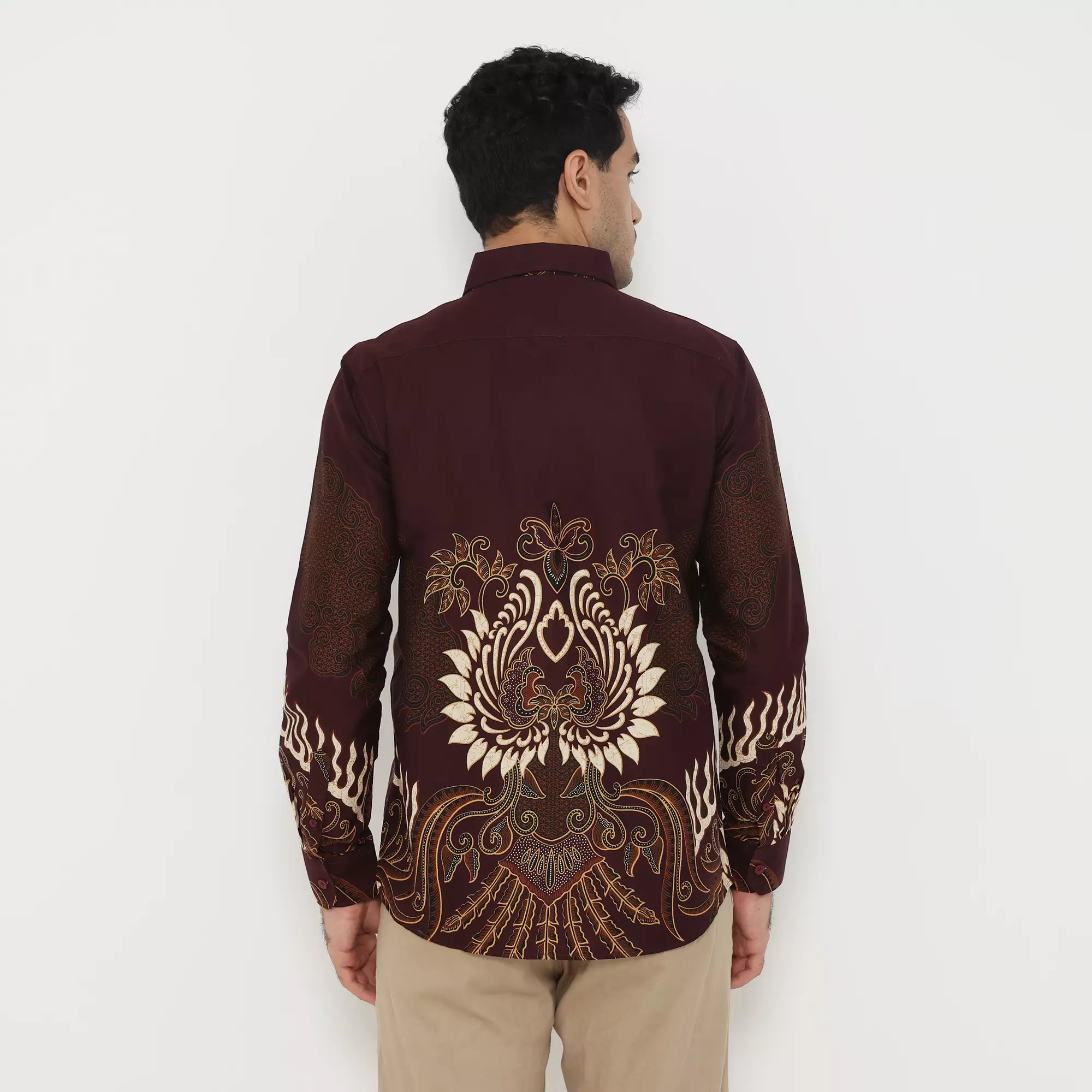 Platini Kemeja Batik Pria Lengan Panjang Katun 36102