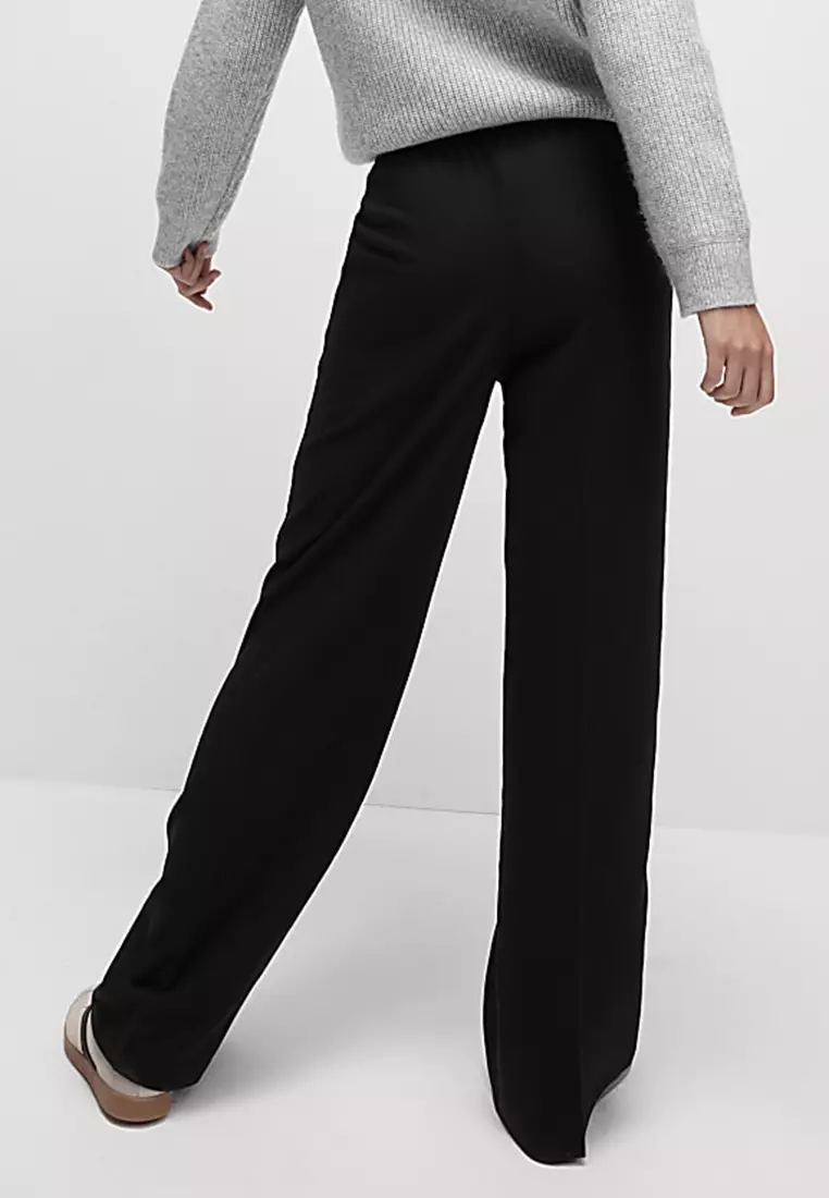 Side Stripe Wide Leg Trousers