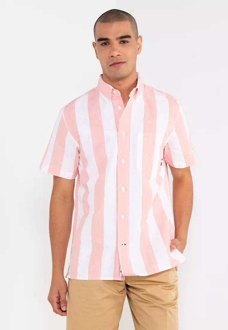 Tommy hilfiger short sleeve button top up