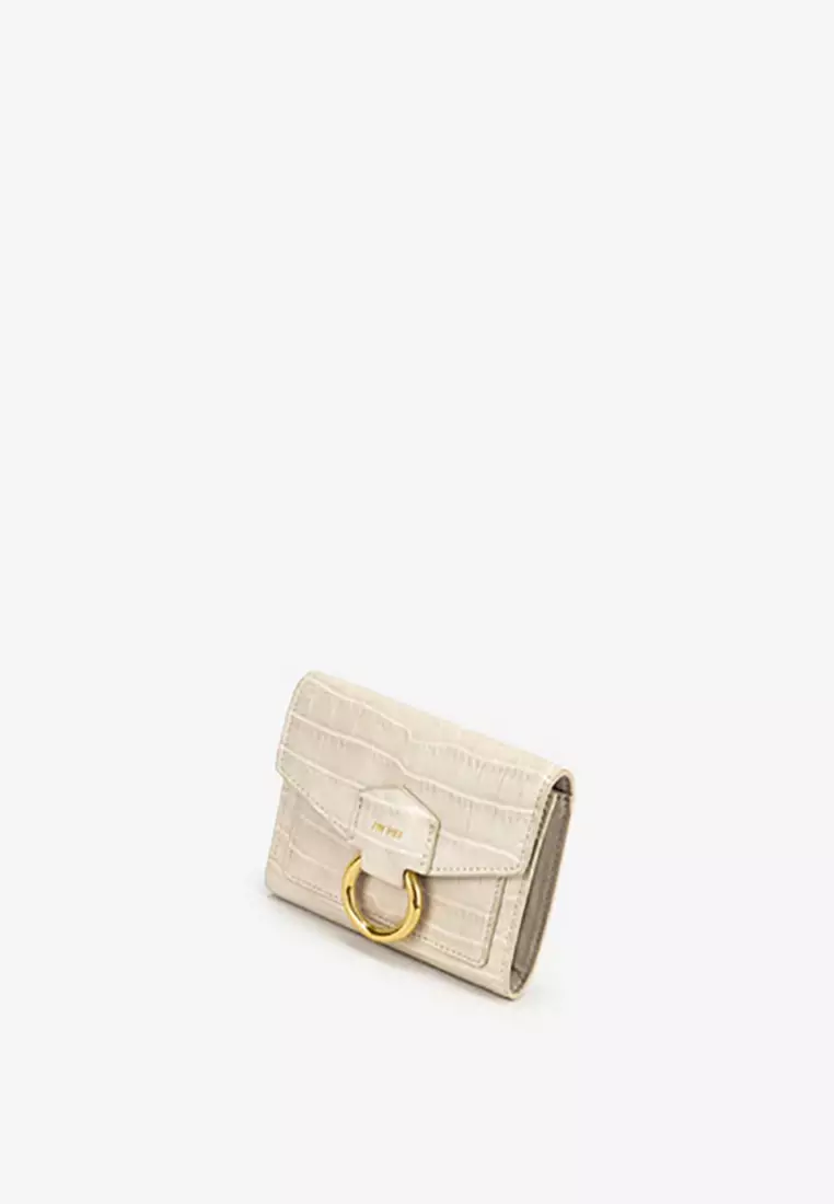 Buy JW PEI Stella Wallet Ivory Croc 2024 Online ZALORA Philippines