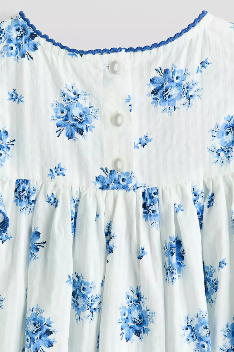 Cotton seersucker dress
