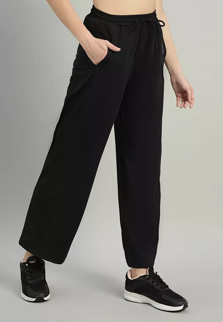 Women’s Textured FlexiFit Wide-Leg Pants