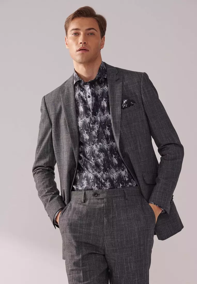 Painted Print Classic Fit Shirt