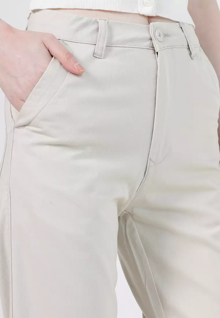 Wide Leg Chino Pants