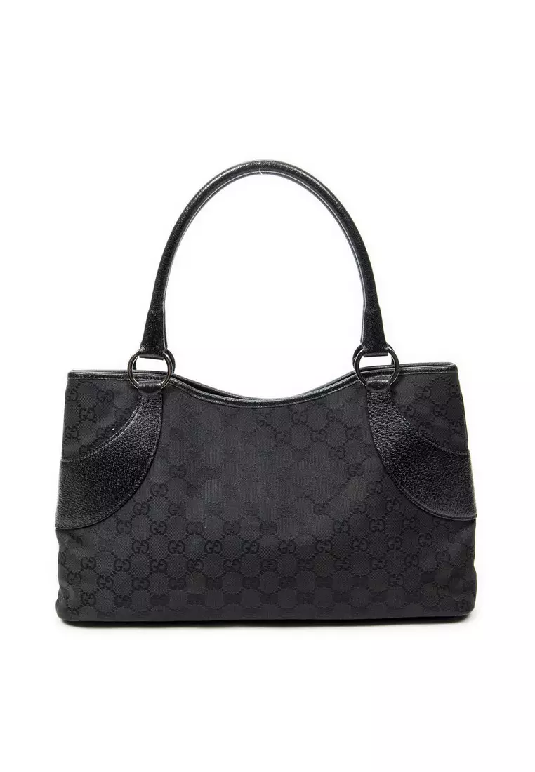 Pre-Loved Horizontal Jacquard Tote