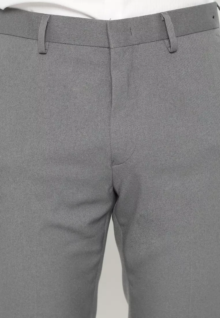 Jobb Bellwool-B Celana Panjang Pria Modern Slim Fit Light Grey 3