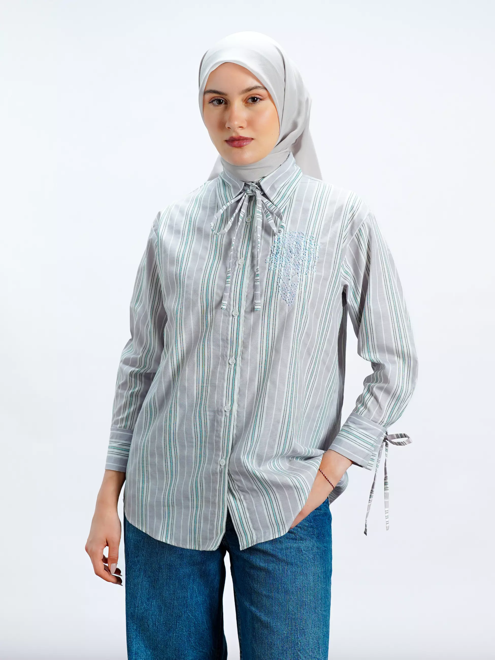 Aleza - Nara Shirt Gray
