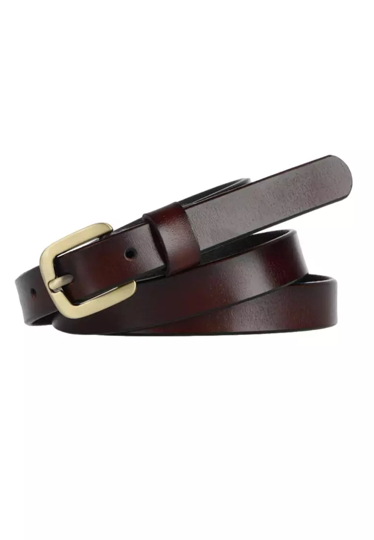Brown Women Genuine Leather Belt KCBELT1098