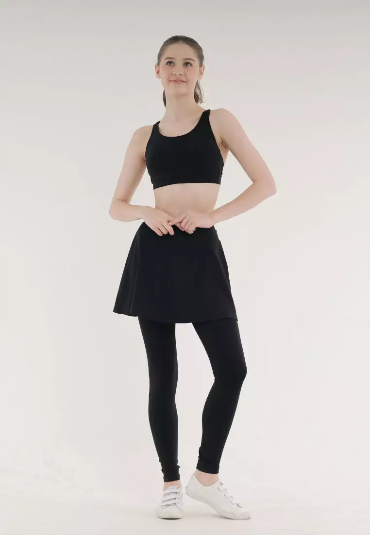 Dyna Skort Leggings - Onyx
