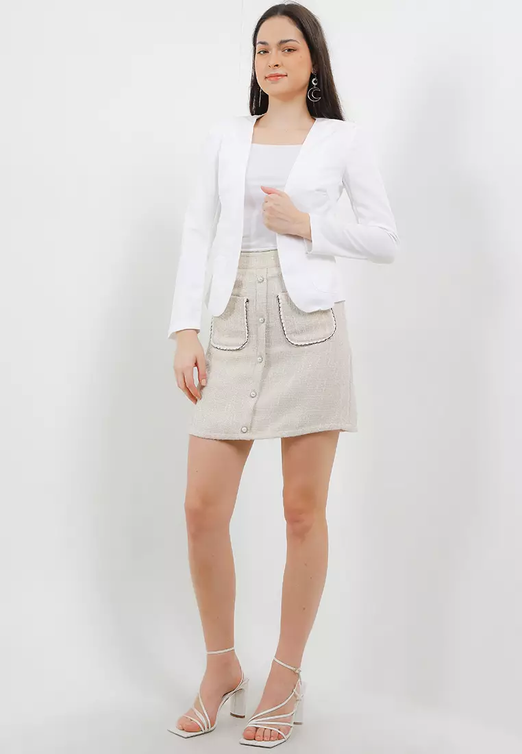 Signature Classic Blazer with Outer Pocket