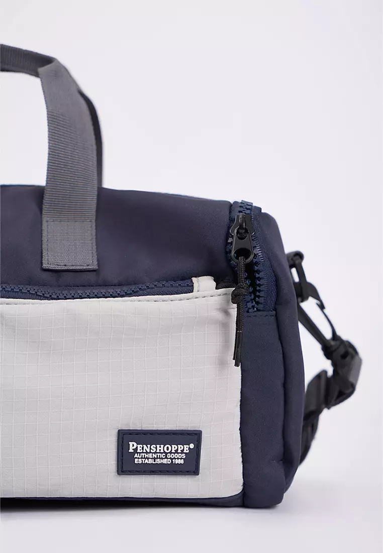 Two-Tone Mini Duffle Bag