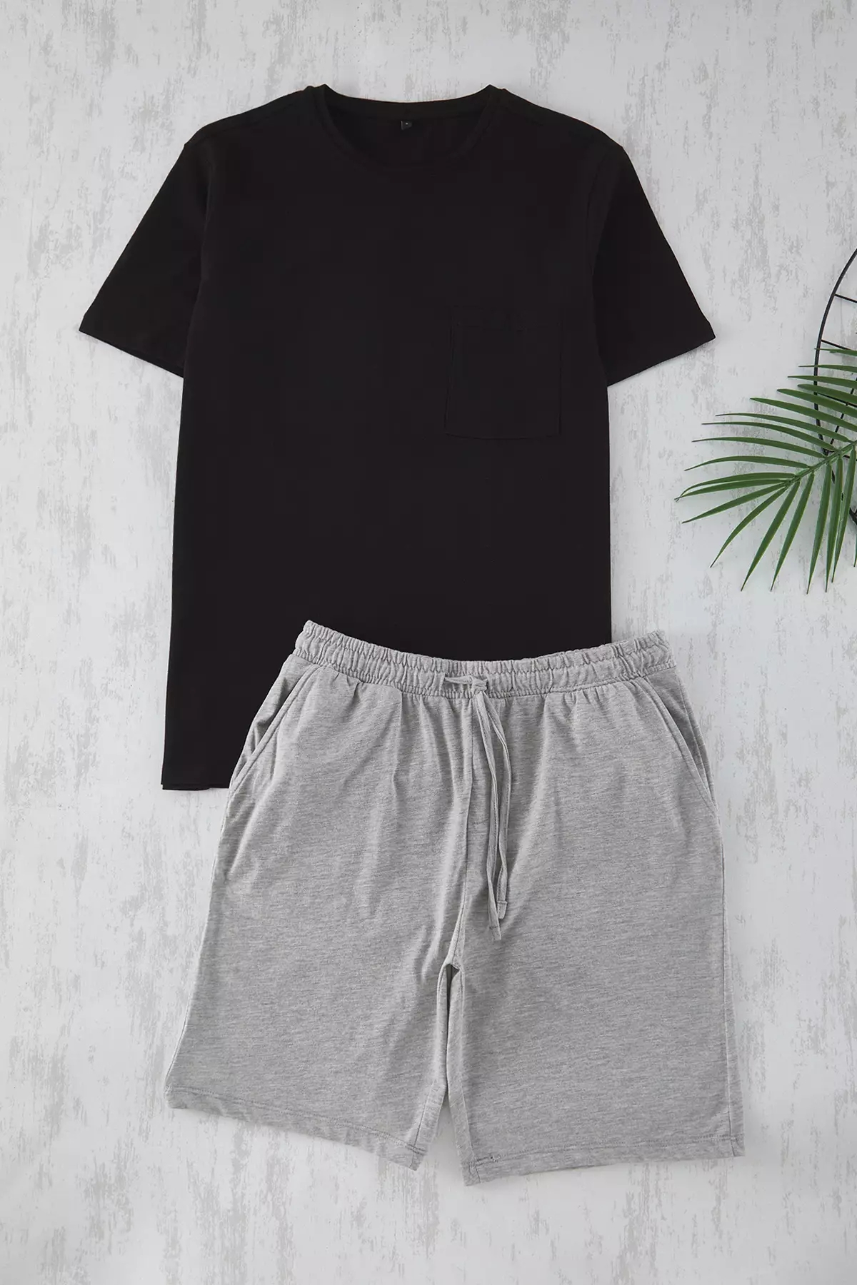 Knitted Shorts Pajama Set