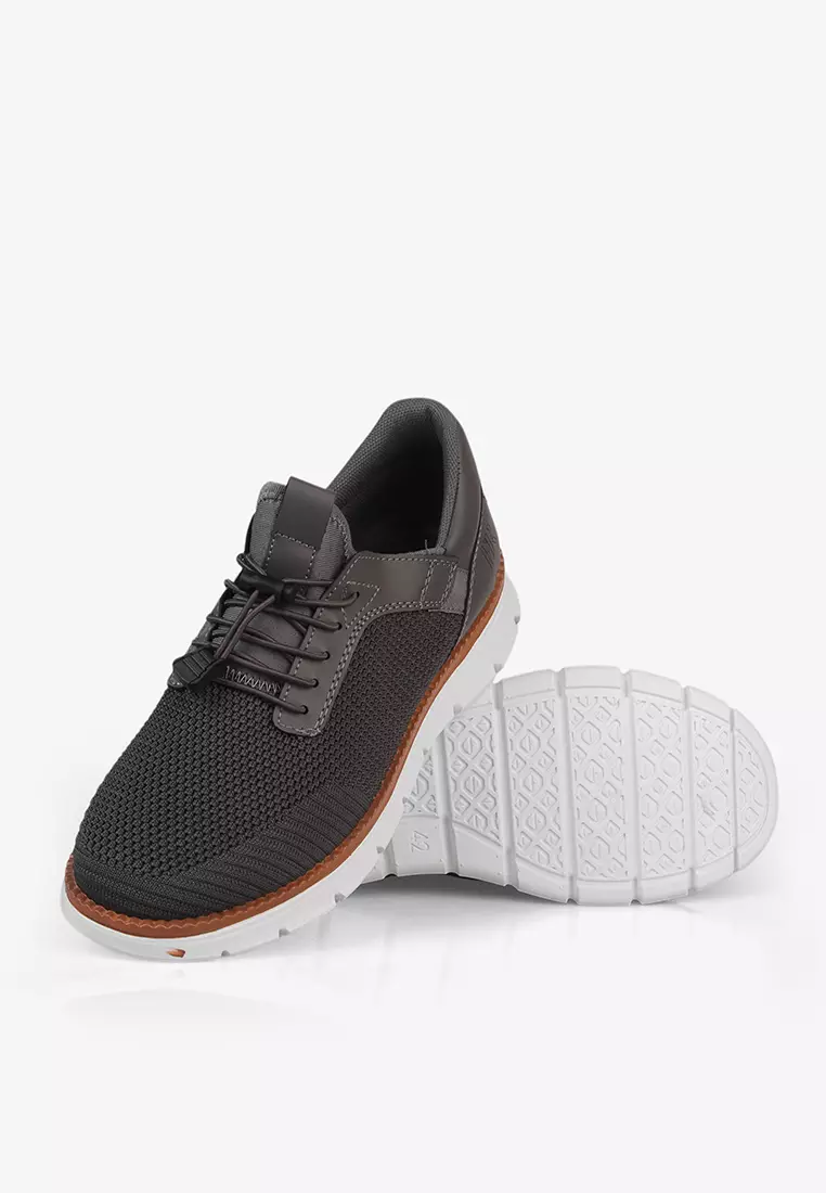 Sneakers Pria Tali Slip On M.Jones Grey