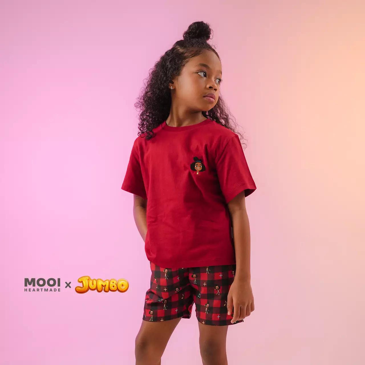 Mooi x Jumbo Setelan Anak T-Shirt Playset - Lilac