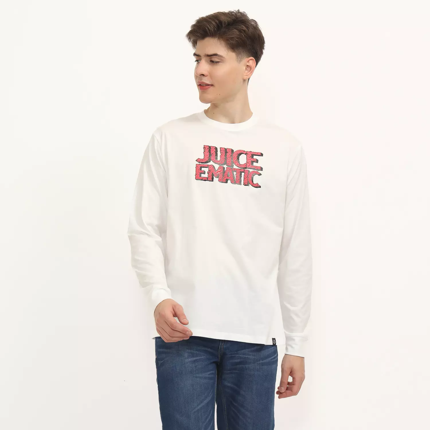 Juice Ematic Kaos Lengan Panjang Pria Griz Men Long Tee Planet Surf