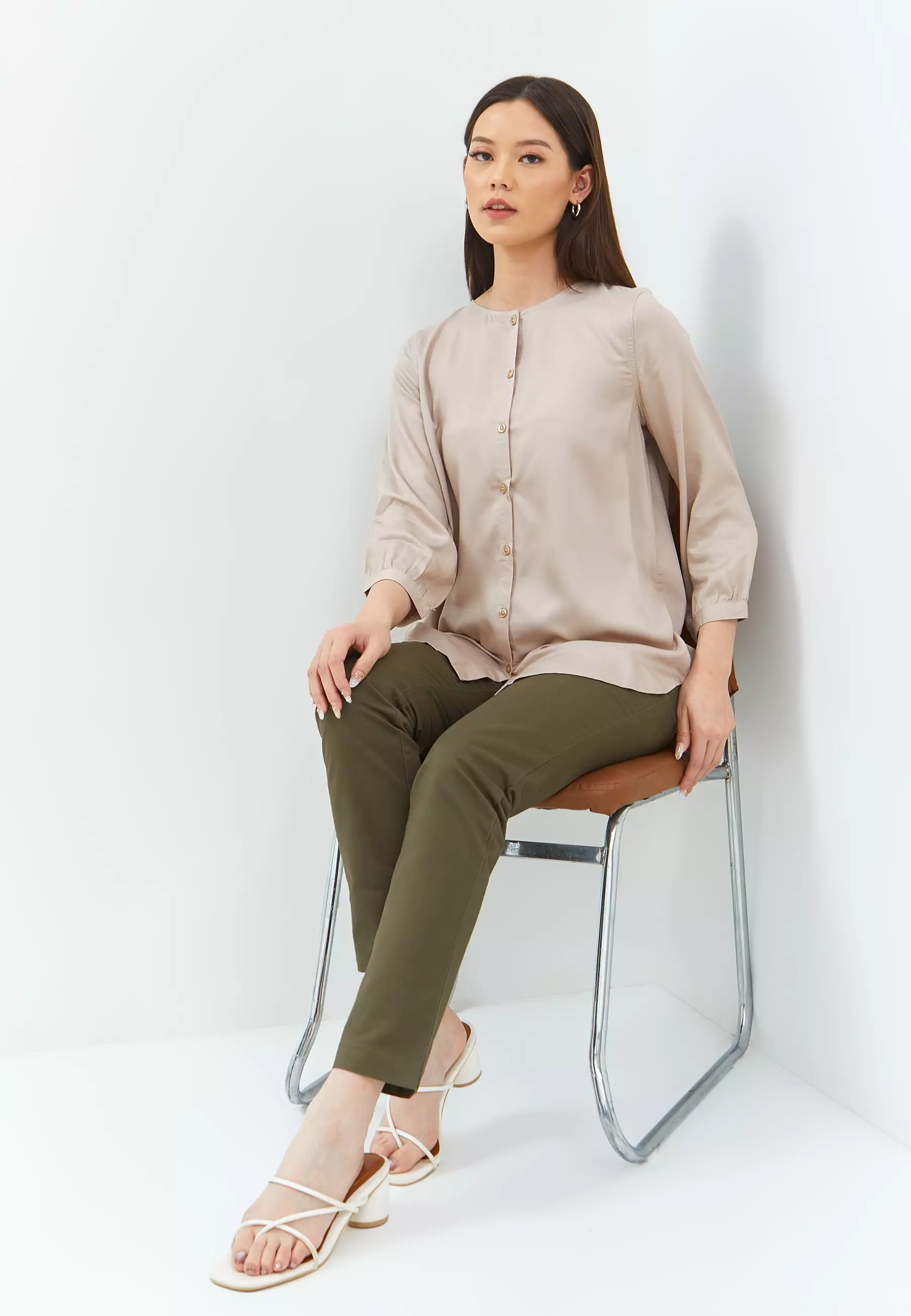 Arwen Warm Peach Blouse (G.13134)