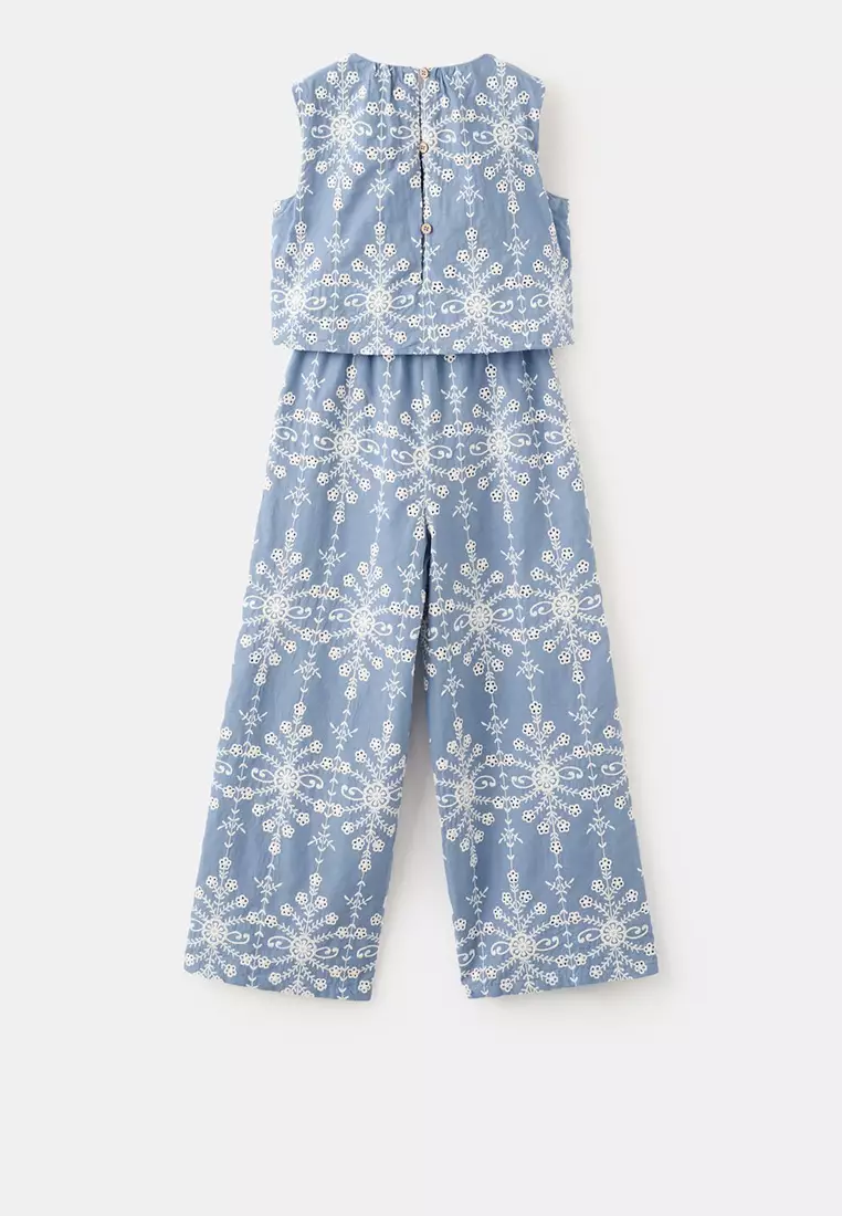 Long Embroidered Jumpsuit