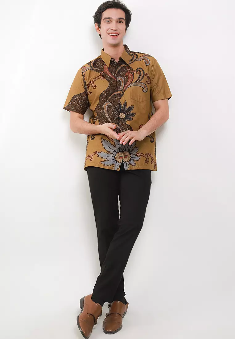 Azura Shirt Kemeja Batik Pria Pendek