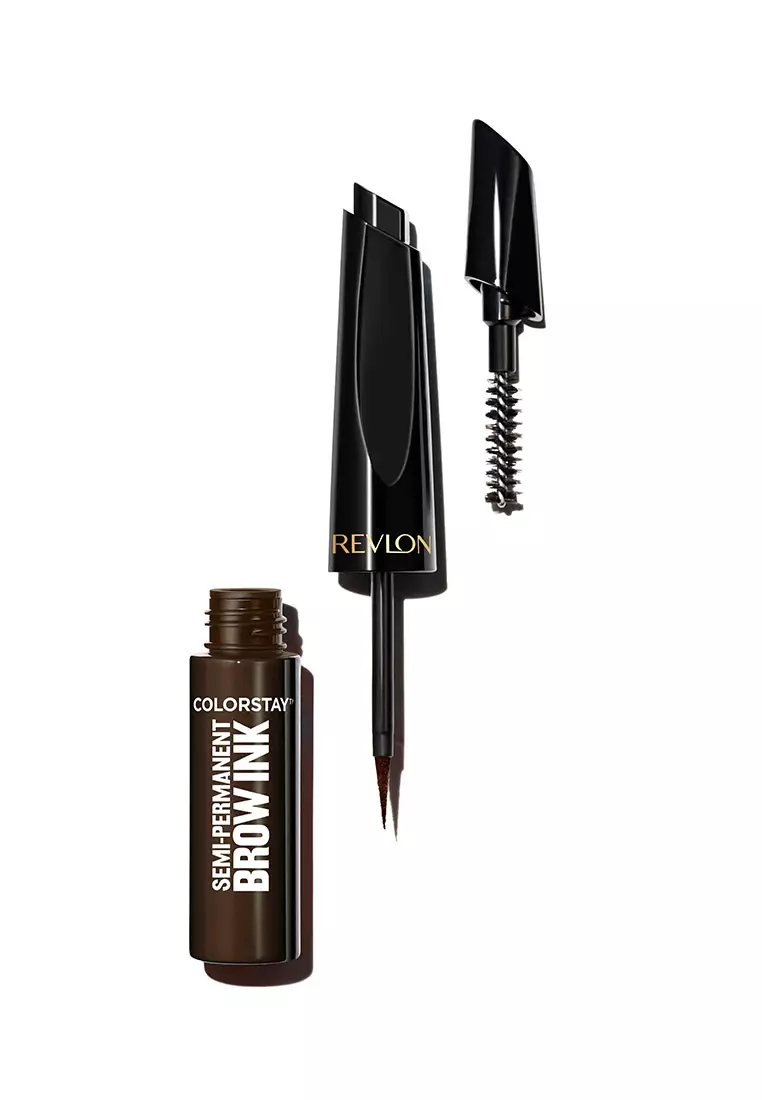 Revlon ColorStay™ Semi-Permanent Brow Ink 3-Day Wear, Waterproof, Smudge-proof, Transfer-proof Dark Brown