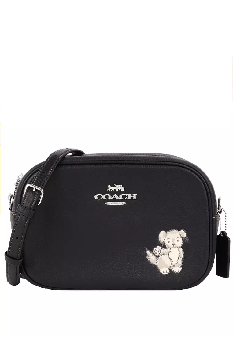 Buy COACH Jamie Camera Bag With Happy Dog - Black 2026 Online | ZALORA