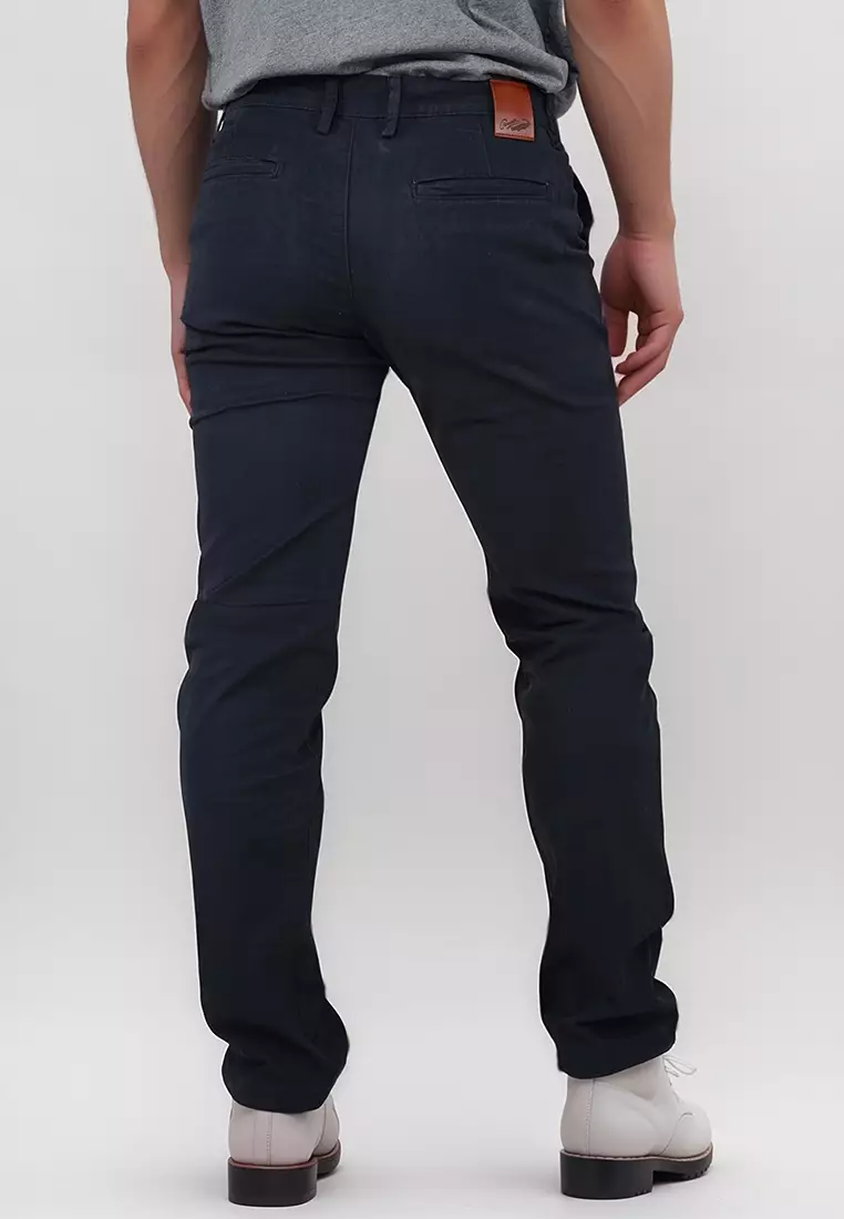 Crocodile CHIN | Men Chino Pants Activewear Celana Panjang Pria CR551 Navy