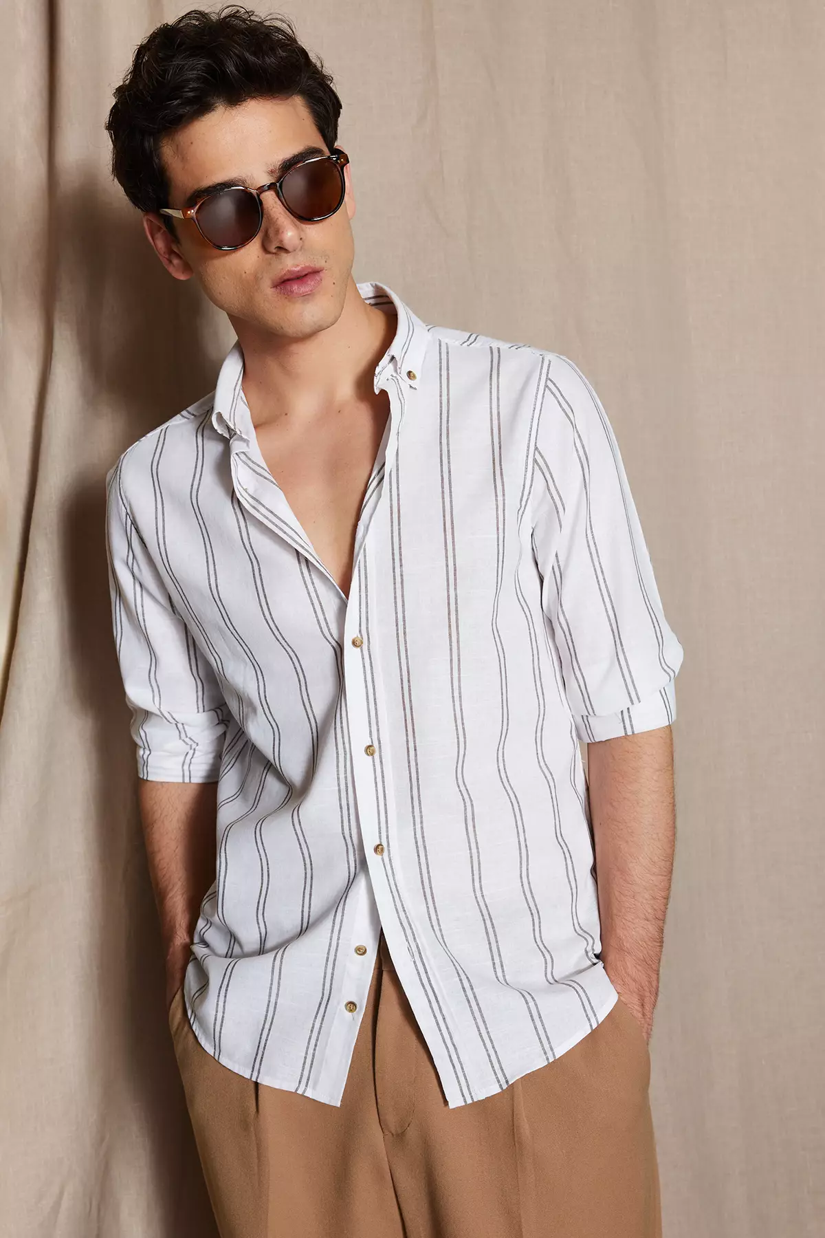 Slim Fit Striped Shirt