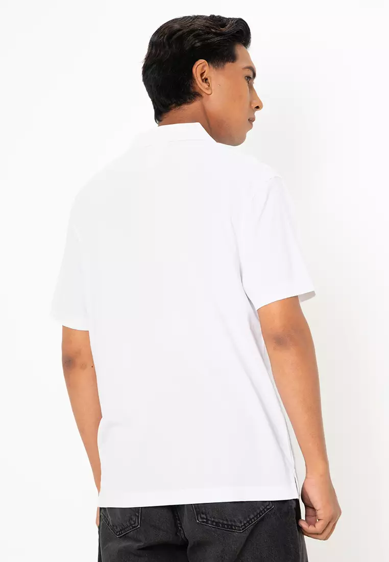 Stripe Jacquard Polo Shirt - Calvin Klein