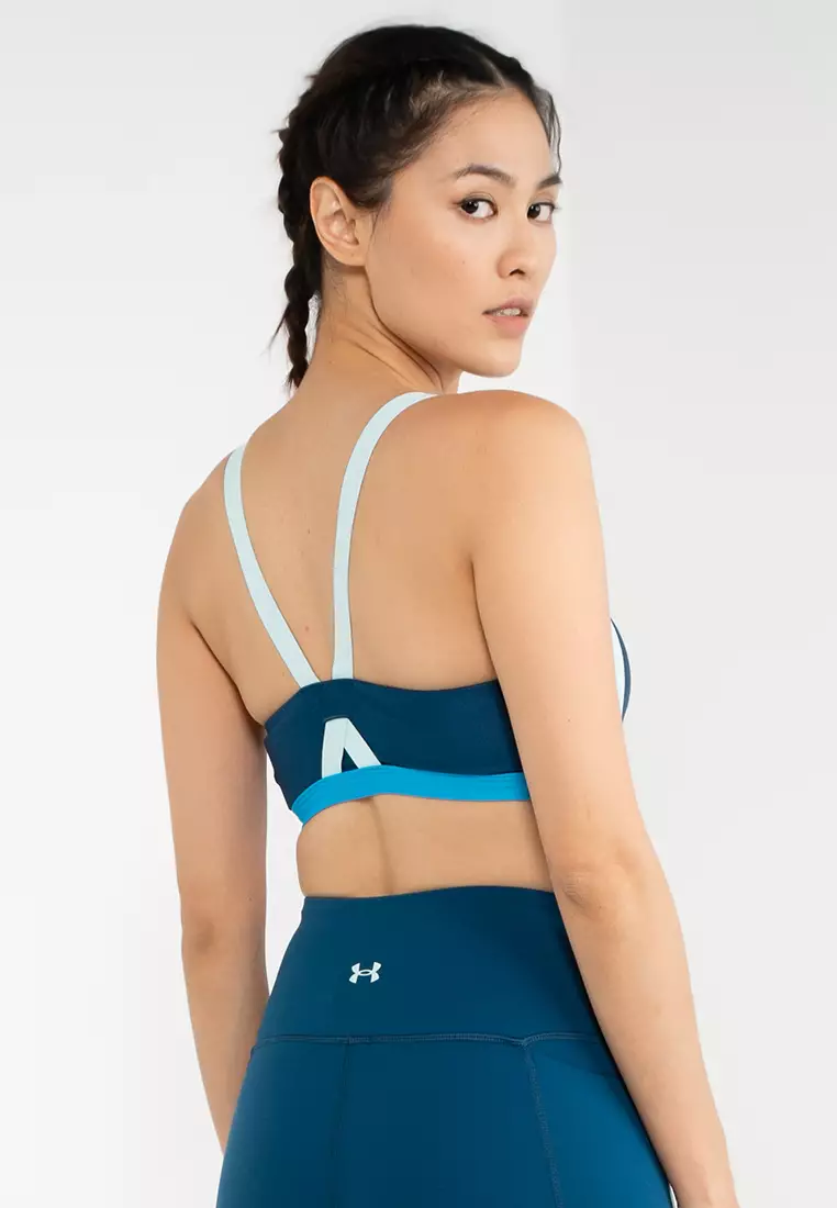 Under Armour Infinity Mid High Neck Shine Sports Bra 2024, Buy Under Armour  Online