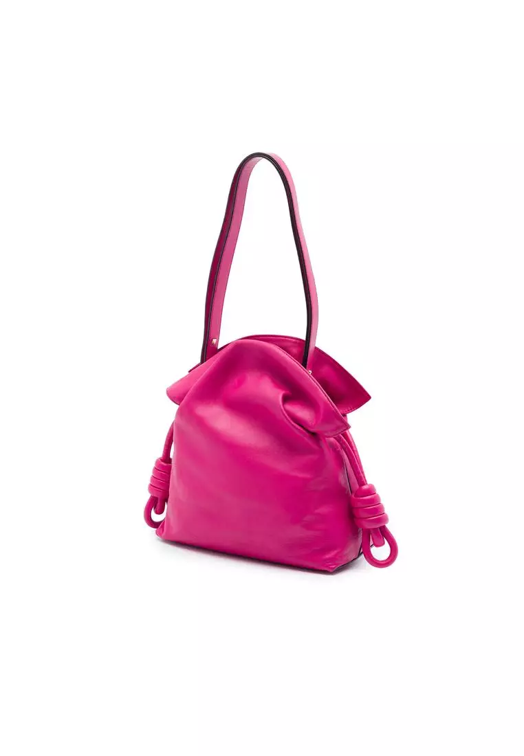 Pre-Loved Loewe Medium Nappa Flamenco Knot Shoulder Bag