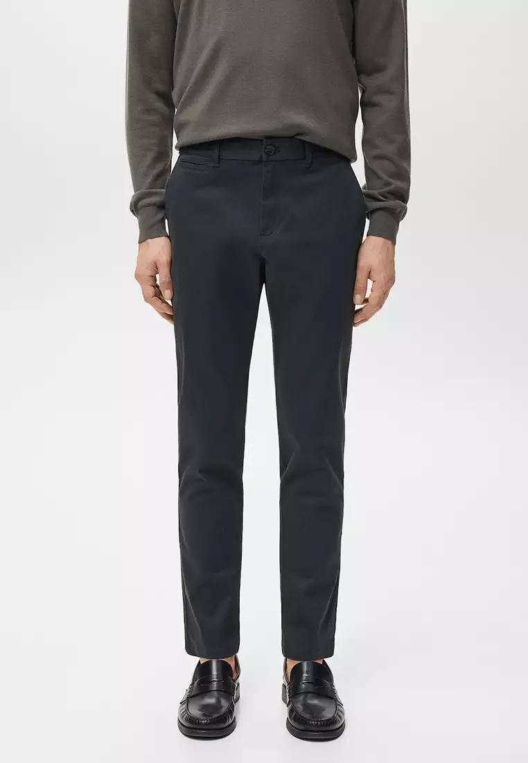 Pantalon Cropped Tapered Chino Pants