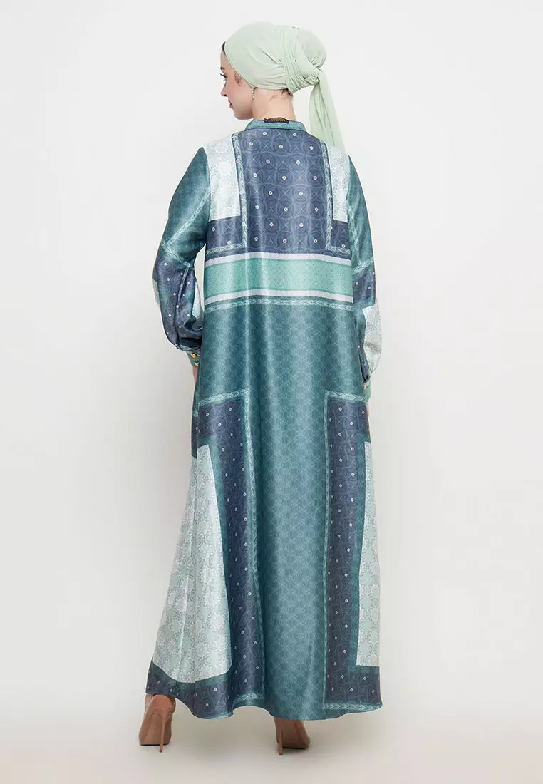 Kamilaa by Itang Yunasz Dress Meraki Green