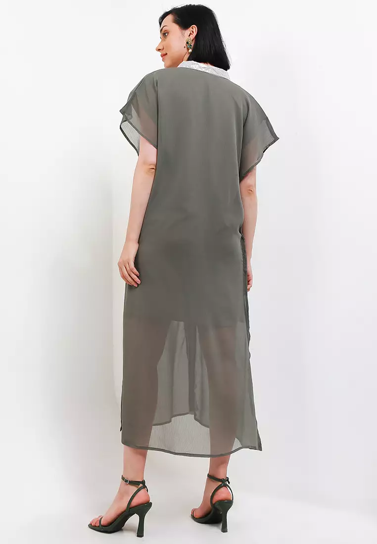 Chanira Phoenix Dress-Military Green