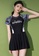 A-IN GIRLS black Fashionable Sports One Piece Swimsuit 24753US2E93D83GS_5