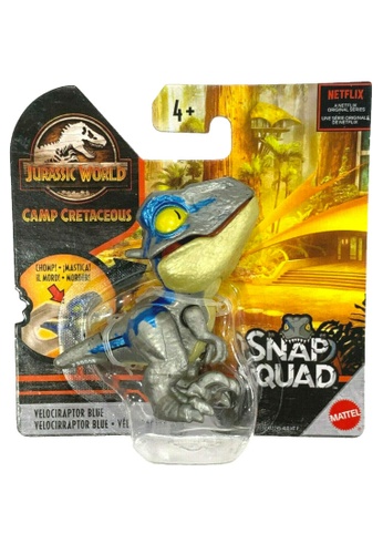 Buy Jurassic World Camp Cretaceous Snap Squad Velociraptor Blue Dinosaur 21 Online Zalora Philippines