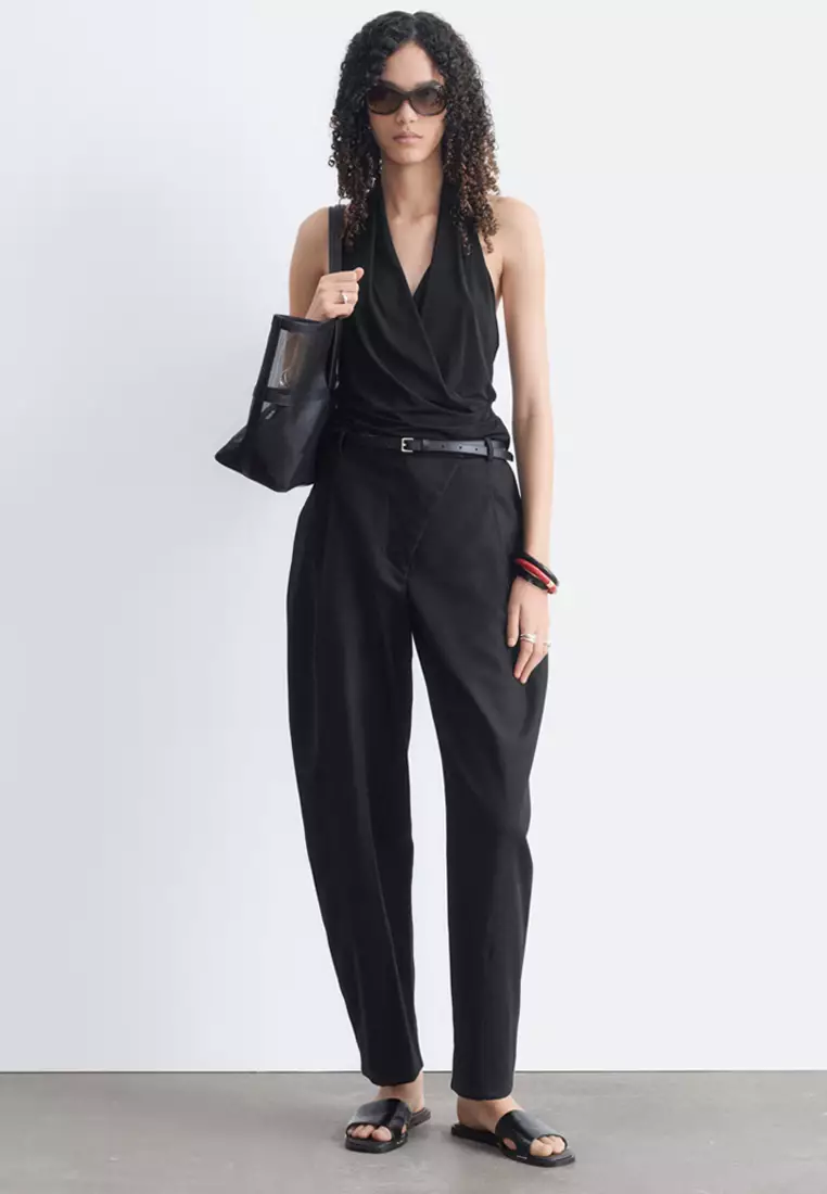 Barrel-Leg Trousers