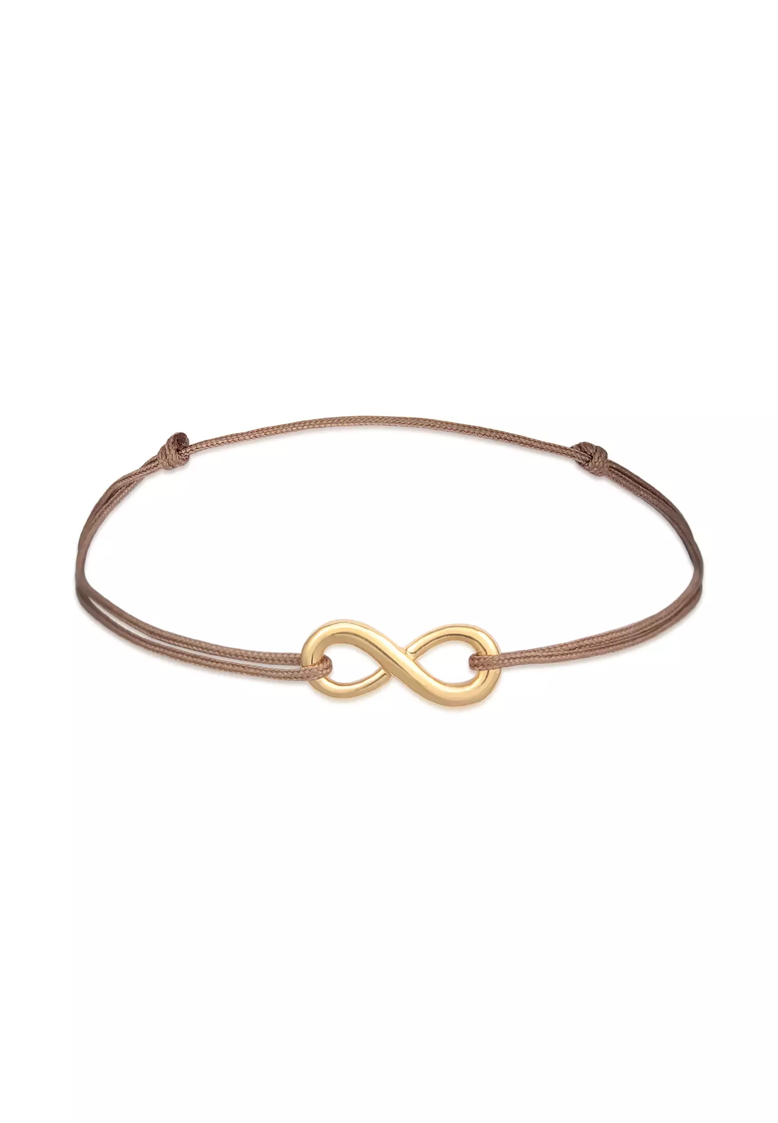 Bracelet Infinity Pendant Nylon Gold Plated