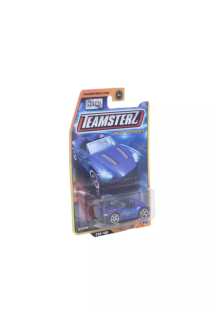 Mainan Anak Mobil Teamsterz Diecast Type V Mobil Balap Biru TM-4B