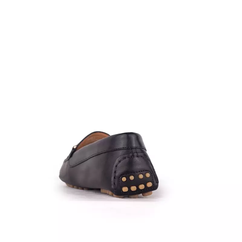 Sepatu Casual Wanita Loafer Moccasin Gino Mariani Elora 1 Black