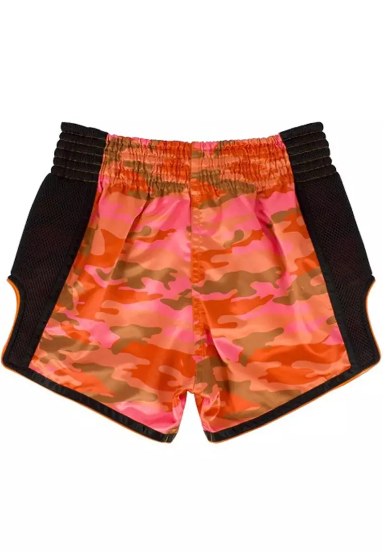 Mens orange online camo shorts