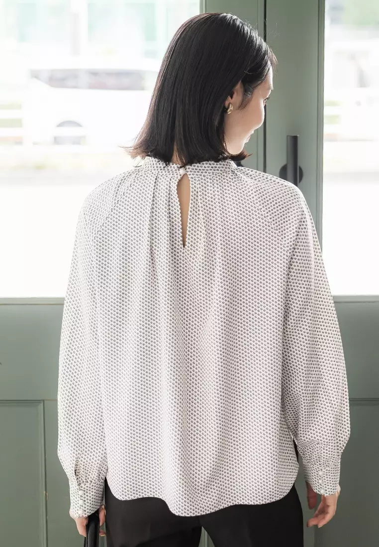 Buy comcoca Pattern Blouse（Relaxed Fit） 2025 Online ZALORA Philippines