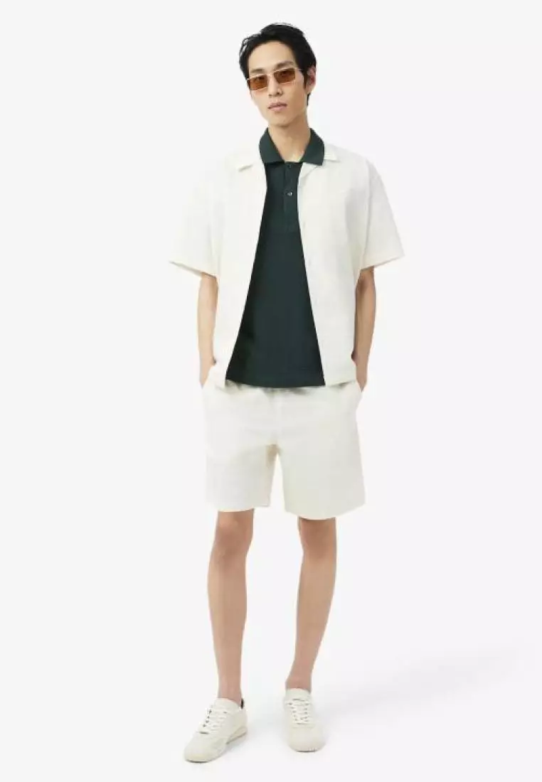 Classic Fit Textured Polo Shirt