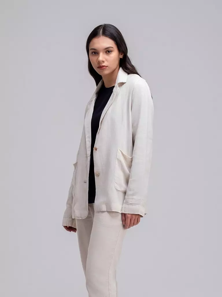 Famo Blazer Linen Blend 010323