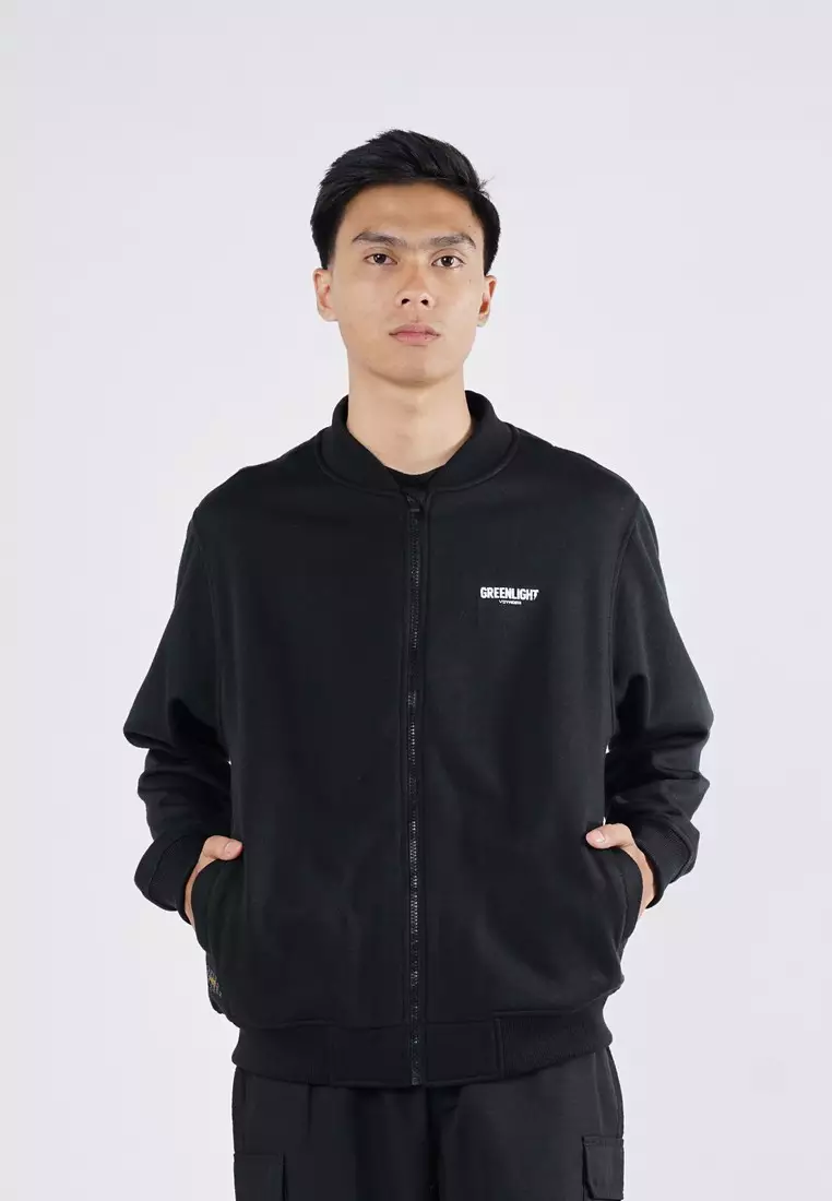 Greenlight Voyager Men's Bomber Jacket Regular Fit Fleece Radion C020825