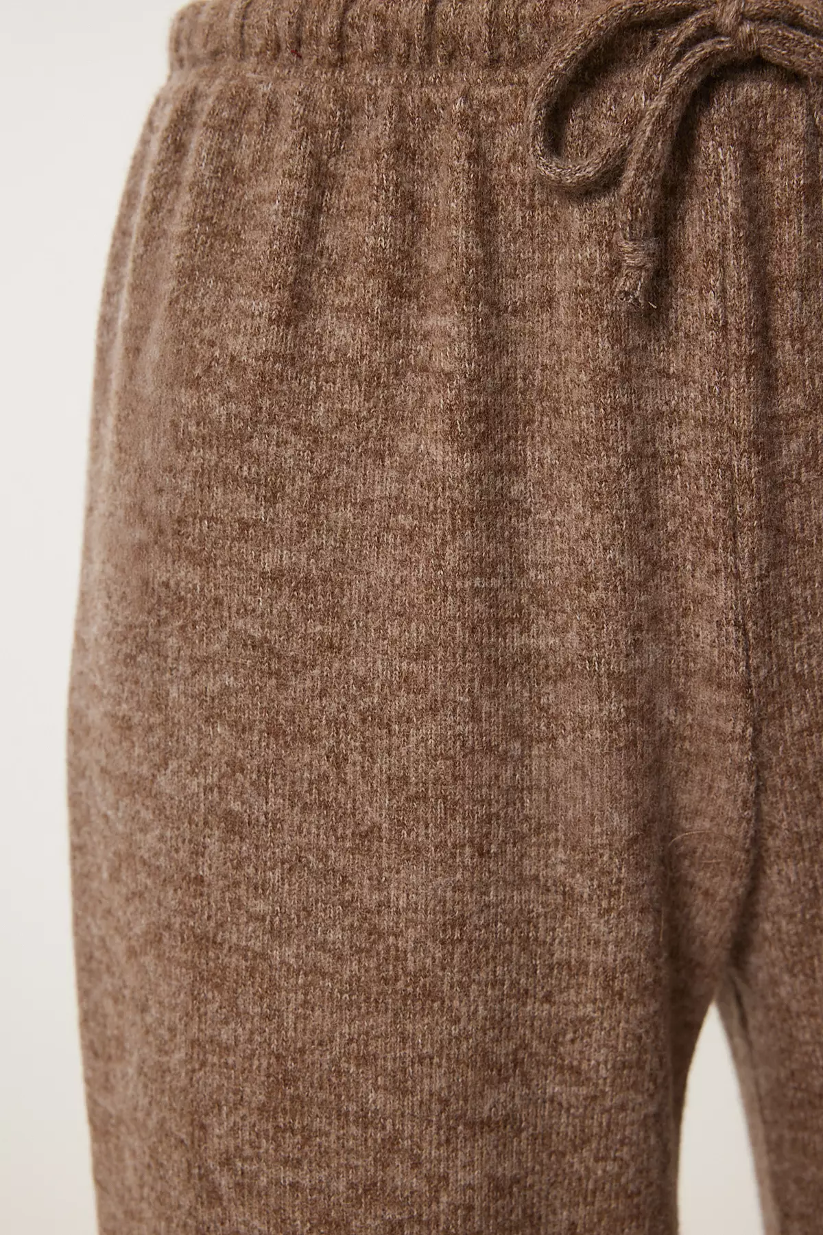 Brown Soft Women'S Knitted Trousers - Ub00295